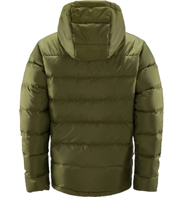 Bield Down Hood Men Olive Green