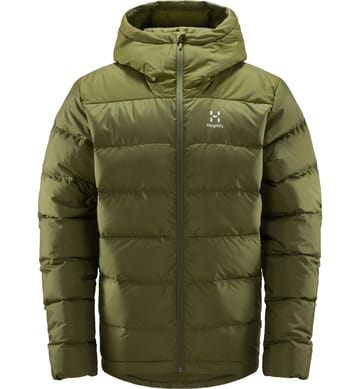 Bield Down Hood Men Olive Green