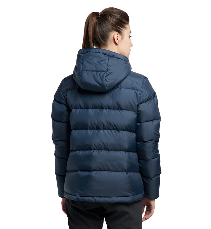 Bield Down Hood Women Tarn Blue