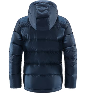 Bield Down Hood Women Tarn Blue