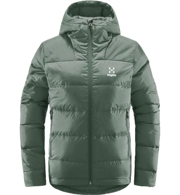 Bield Down Hood Women Fjell Green