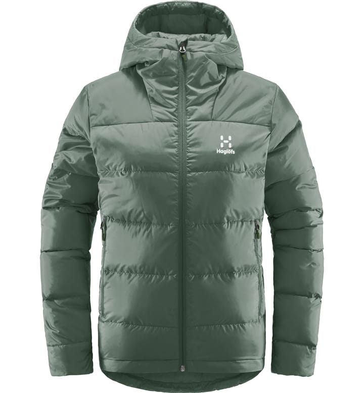 Bield Down Hood Women Fjell Green