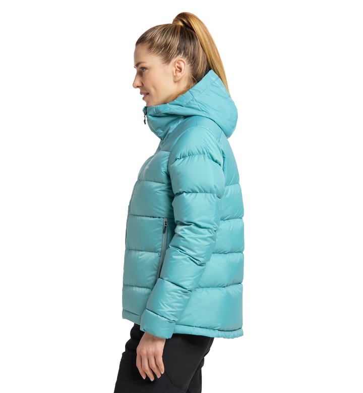 Bield Down Hood Women Frost Blue