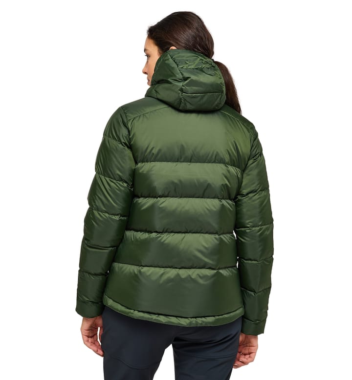 Bield Down Hood Women Seaweed Green