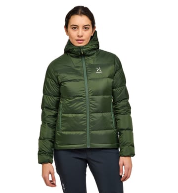 Bield Down Hood Women Seaweed Green