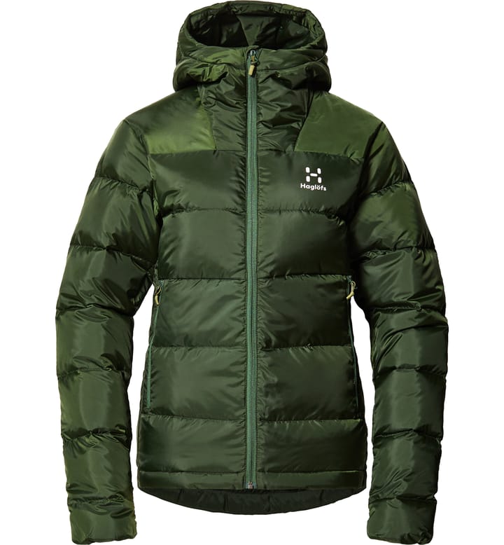 Bield Down Hood Women Seaweed Green