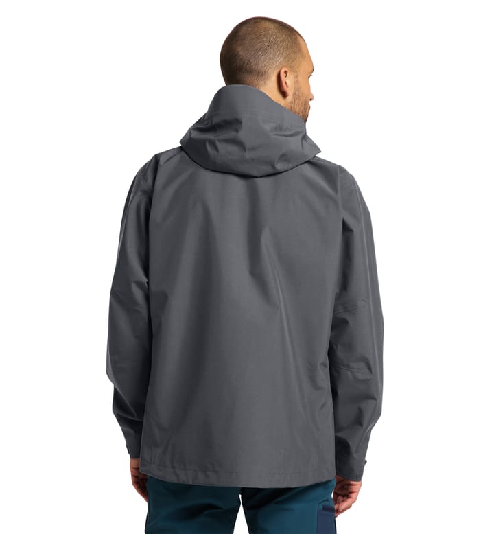 Roc GTX Jacket Men Magnetite Solid