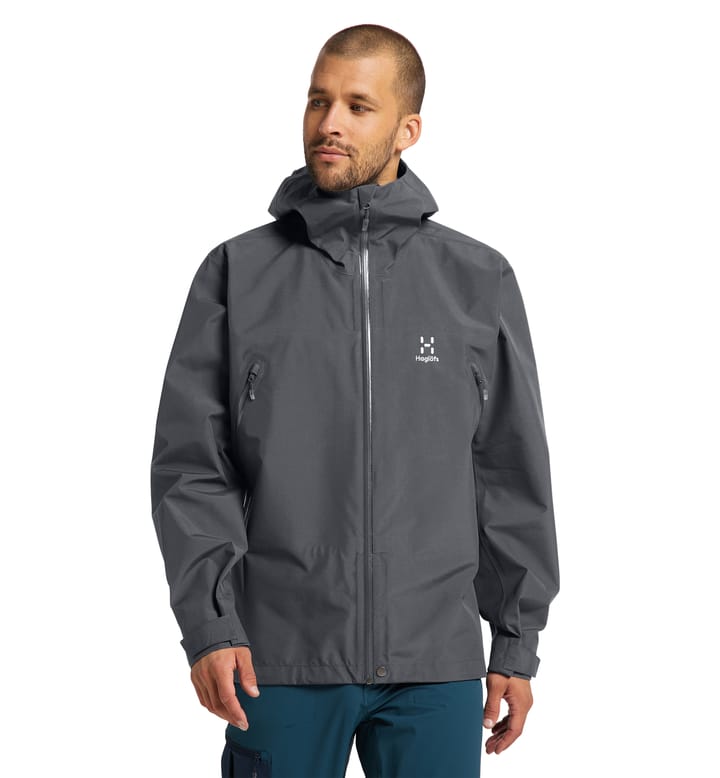 Roc GTX Jacket Men Magnetite Solid