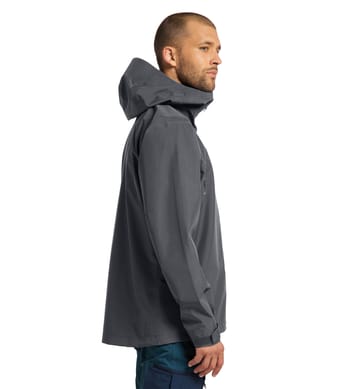 Roc GTX Jacket Men Magnetite Solid