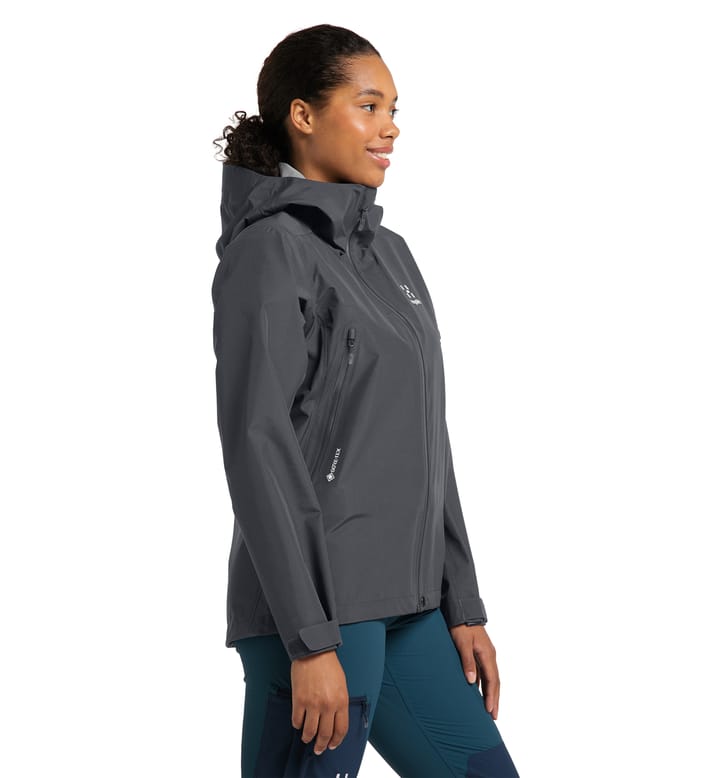 Roc GTX Jacket Women Magnetite Solid