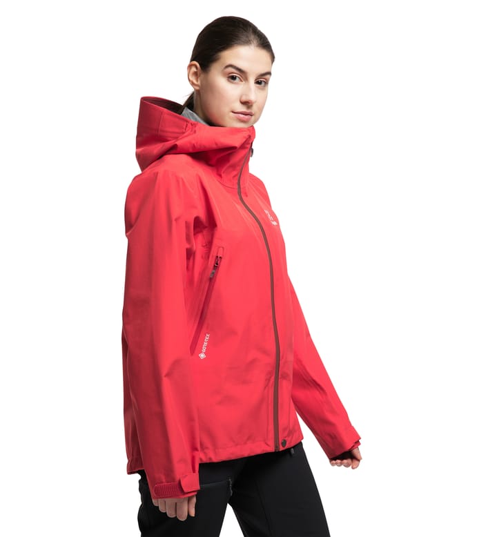 Roc GTX Jacket Women Hibiscus Red