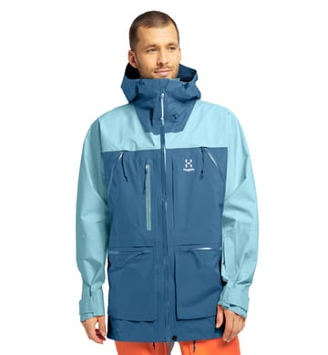 Vassi GTX Pro Jacket Men Dark Ocean/Frost Blue