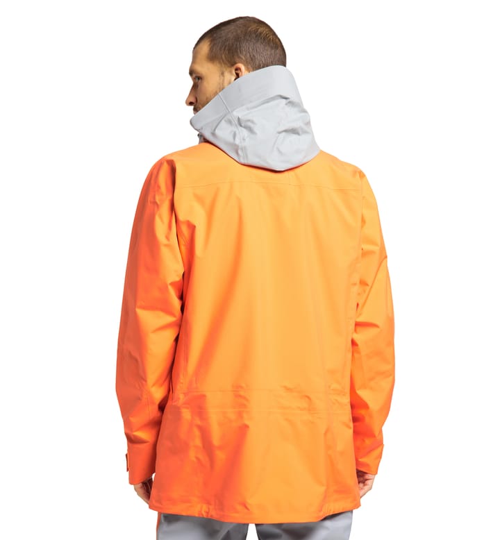 Vassi GTX Pro Jacket Men Flame Orange/Concrete