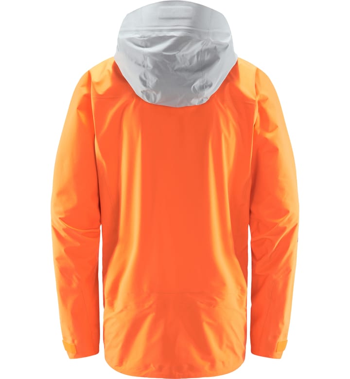 Vassi GTX Pro Jacket Men Flame Orange/Concrete