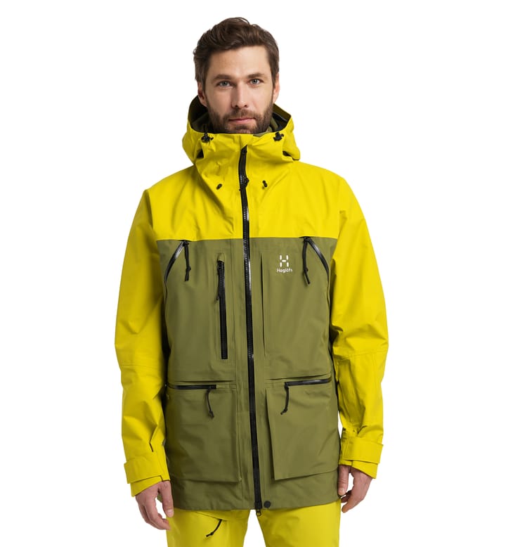 Vassi GTX Pro Jacket Men Olive Green/Aurora