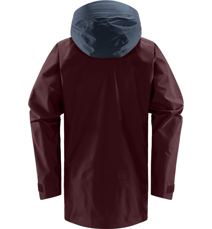 Vassi GTX Pro Jacket Men Burgundy Brown/Tarn Blue