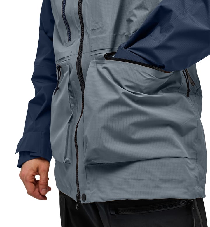 Vassi GTX Pro Jacket Men Steel Blue/Tarn Blue