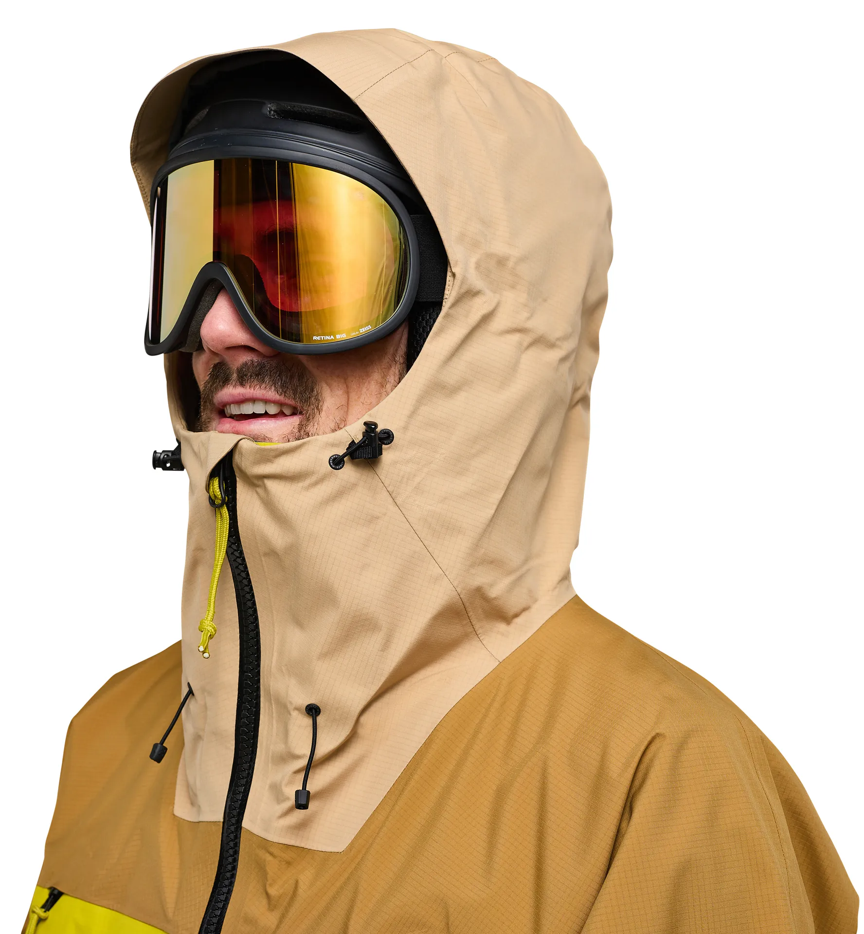 Vassi GTX Pro Jacket Men Sand/Cinnamon Brown