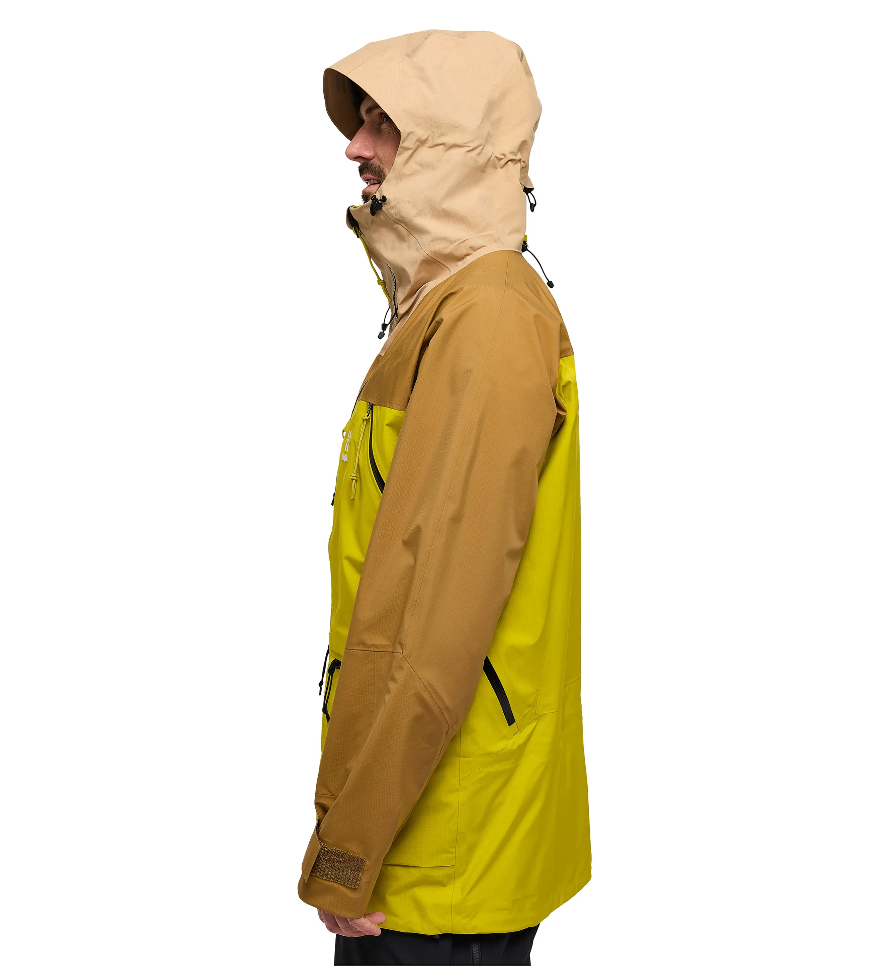 Vassi GTX Pro Jacket Men Sand/Cinnamon Brown