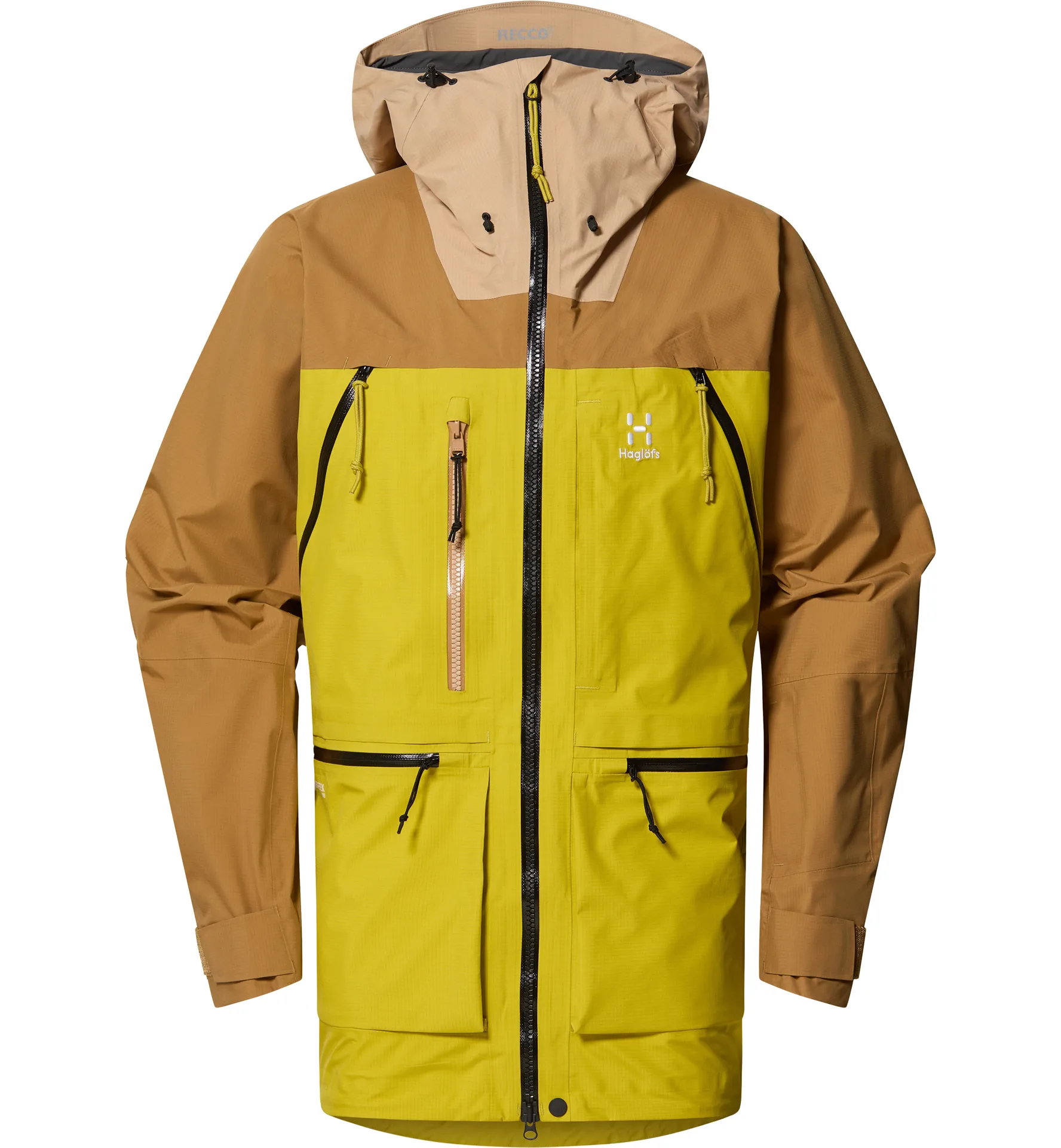 Vassi GTX Pro Jacket Men Sand/Cinnamon Brown