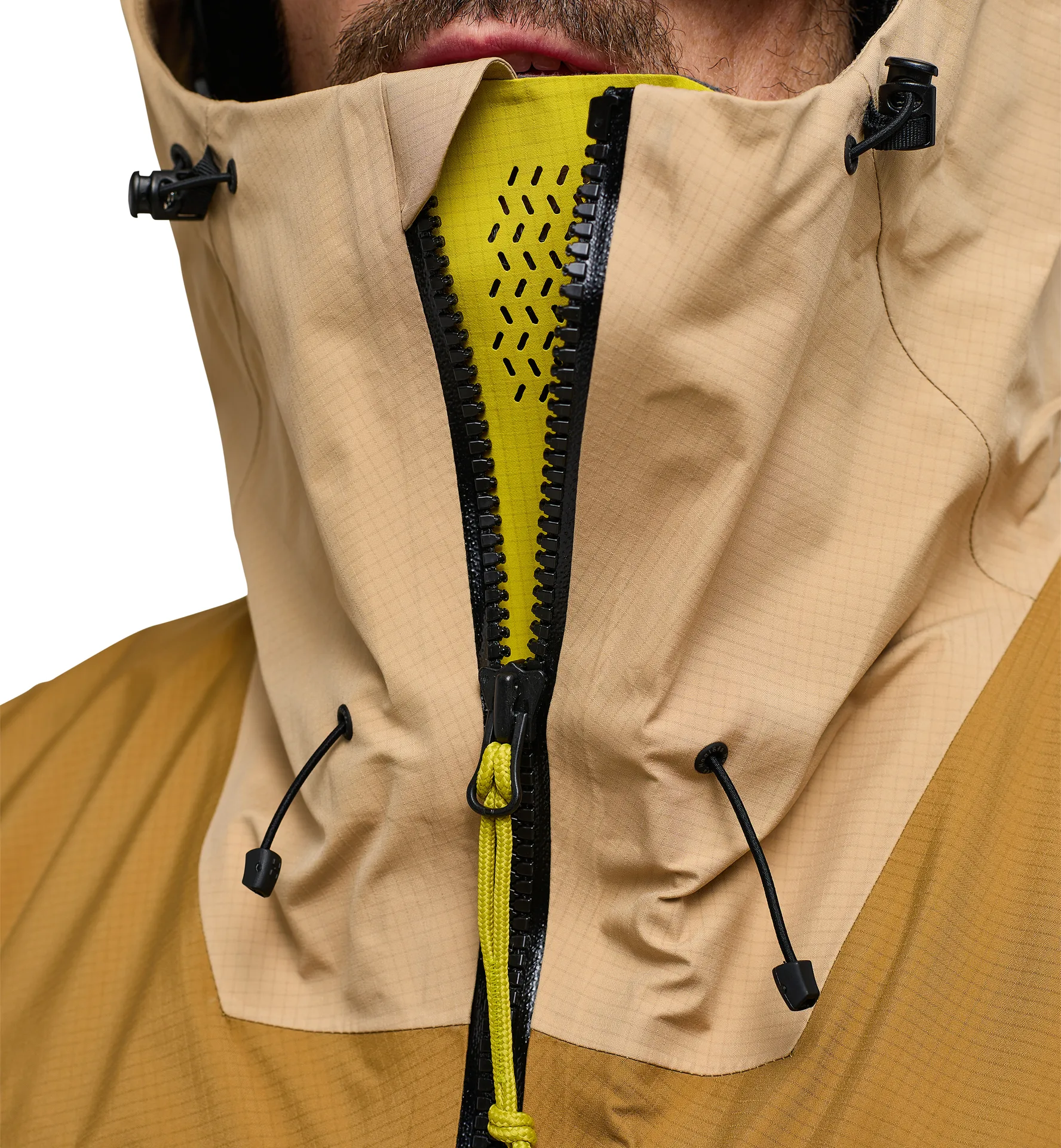 Vassi GTX Pro Jacket Men Sand/Cinnamon Brown