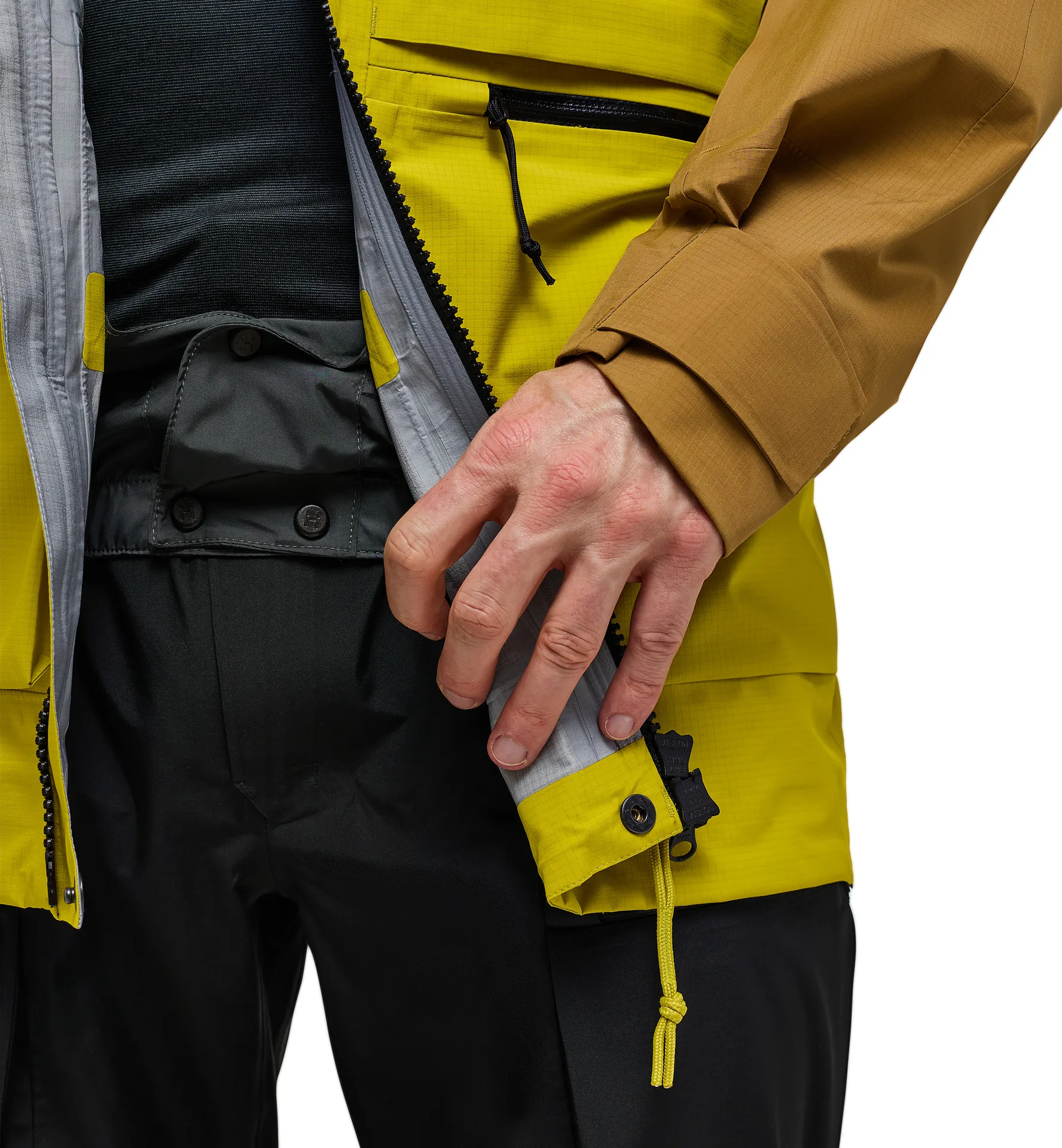 Vassi GTX Pro Jacket Men Sand/Cinnamon Brown