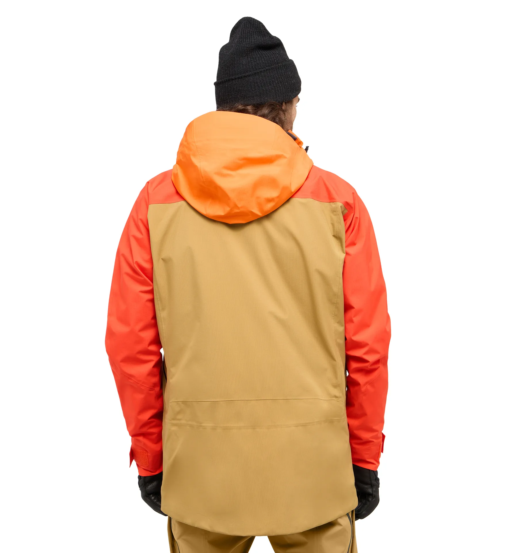 Vassi GTX Pro Jacket Men Cinnamon Brown/Habanero