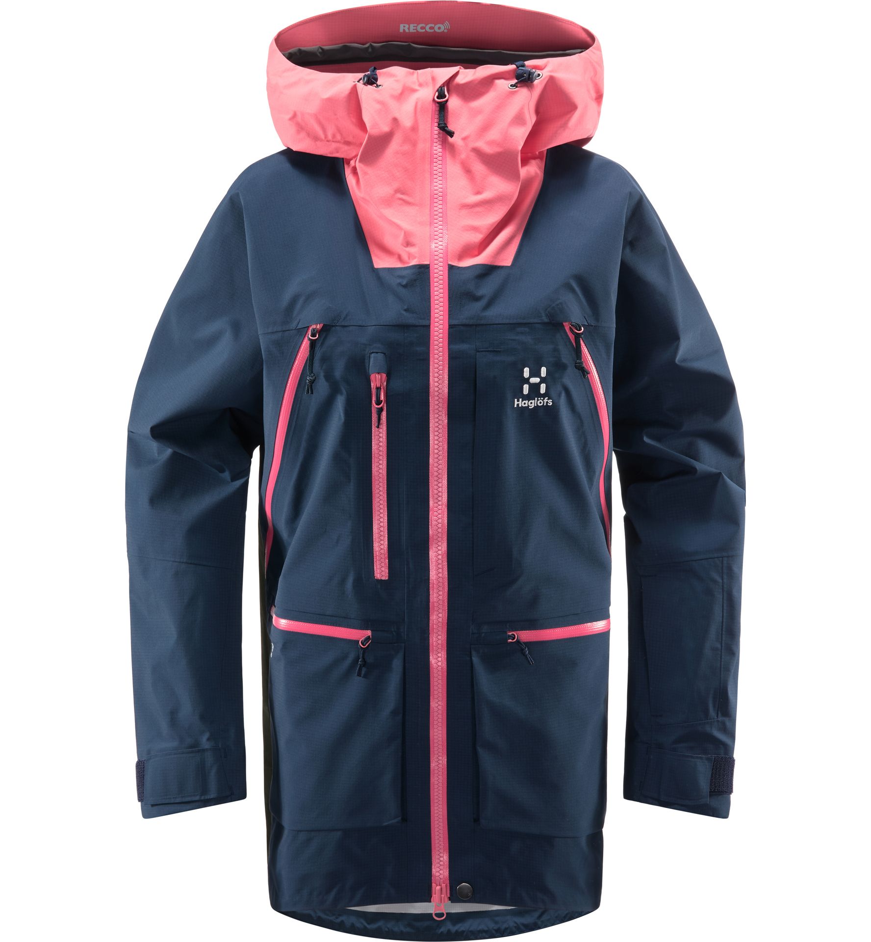 Vassi GTX Pro JacketWomen Tarn Blue/Tulip Pink