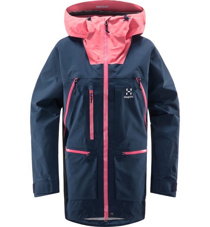 Vassi GTX Pro JacketWomen Tarn Blue/Tulip Pink