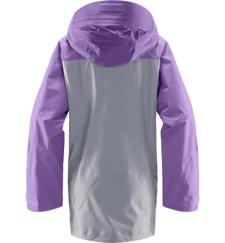 Vassi GTX Pro Jacket Women Concrete/Purple Ice