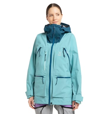 Vassi GTX Pro Jacket Women Frost Blue/Dark Ocean