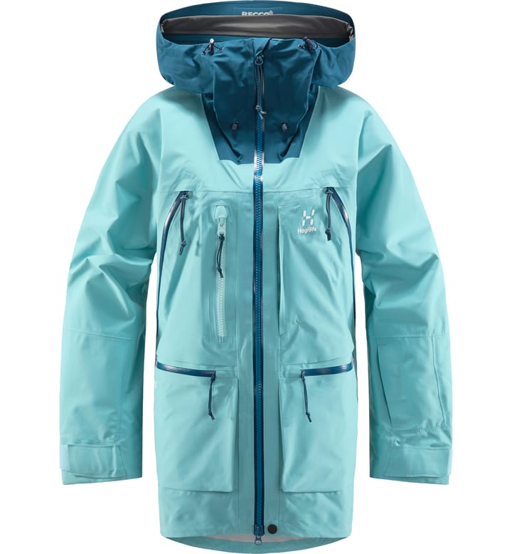 Vassi GTX Pro Jacket Women Frost Blue/Dark Ocean