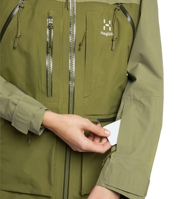 Vassi GTX Pro Jacket Women Olive Green/Thyme Green