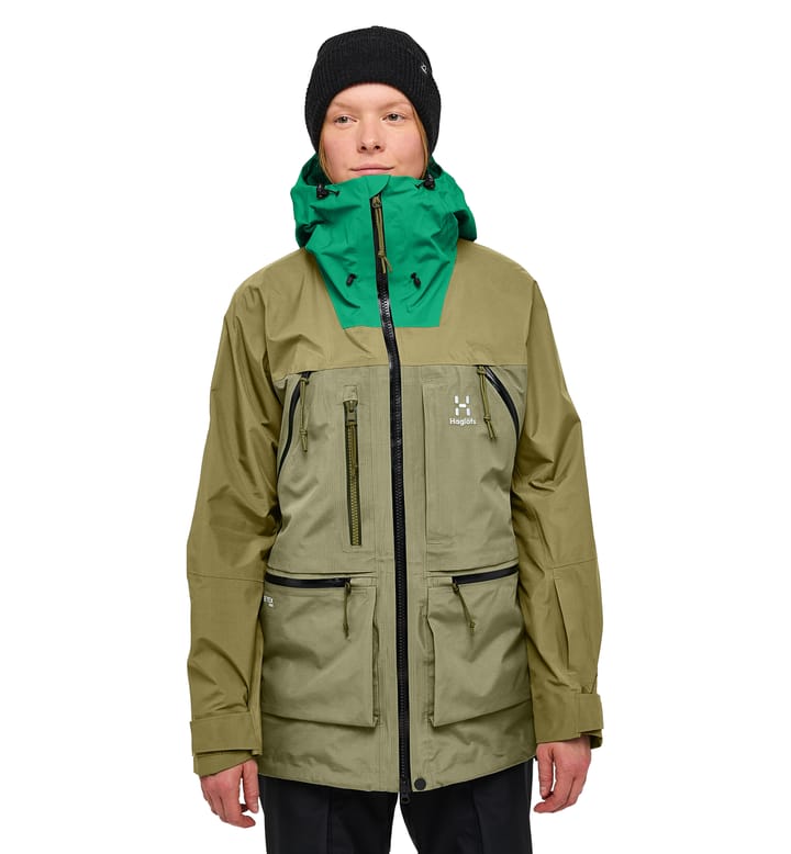 Vassi GTX Pro Jacket Women Thyme Green/Olive Green