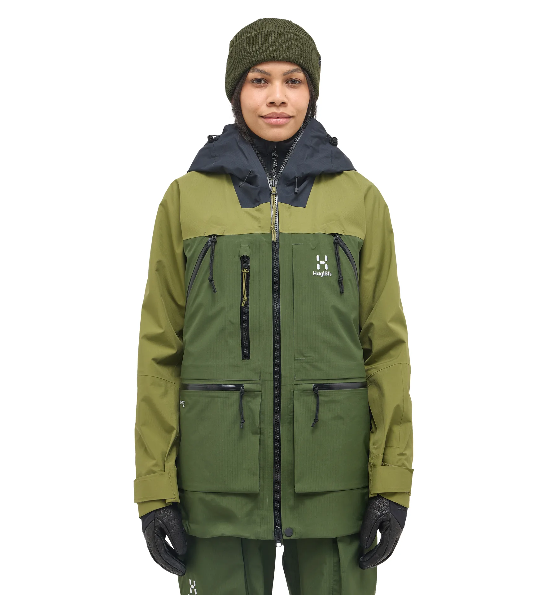 Vassi GTX Pro Jacket Women Seaweed Green/Olive Green