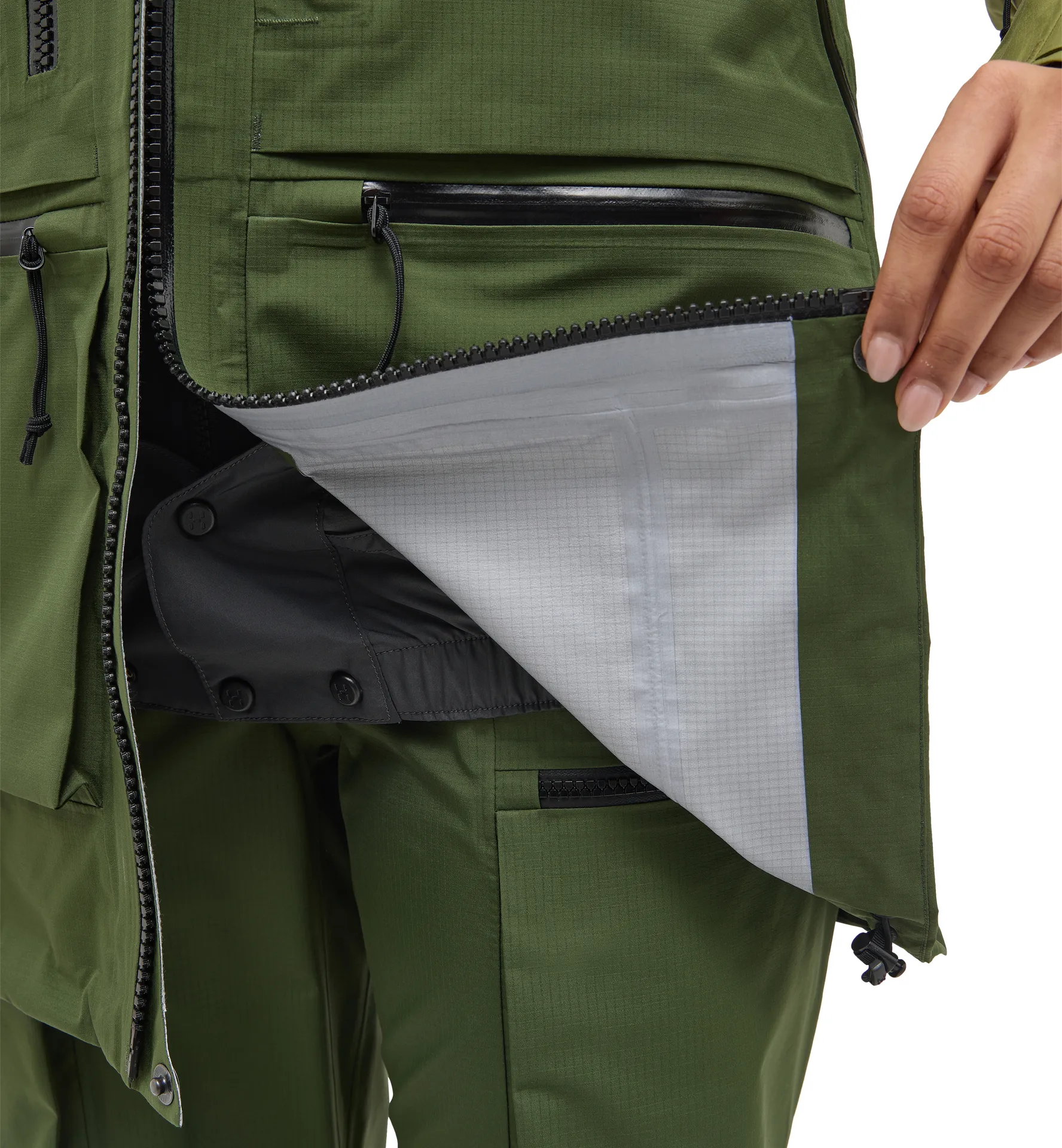 Vassi GTX Pro Jacket Women Seaweed Green/Olive Green