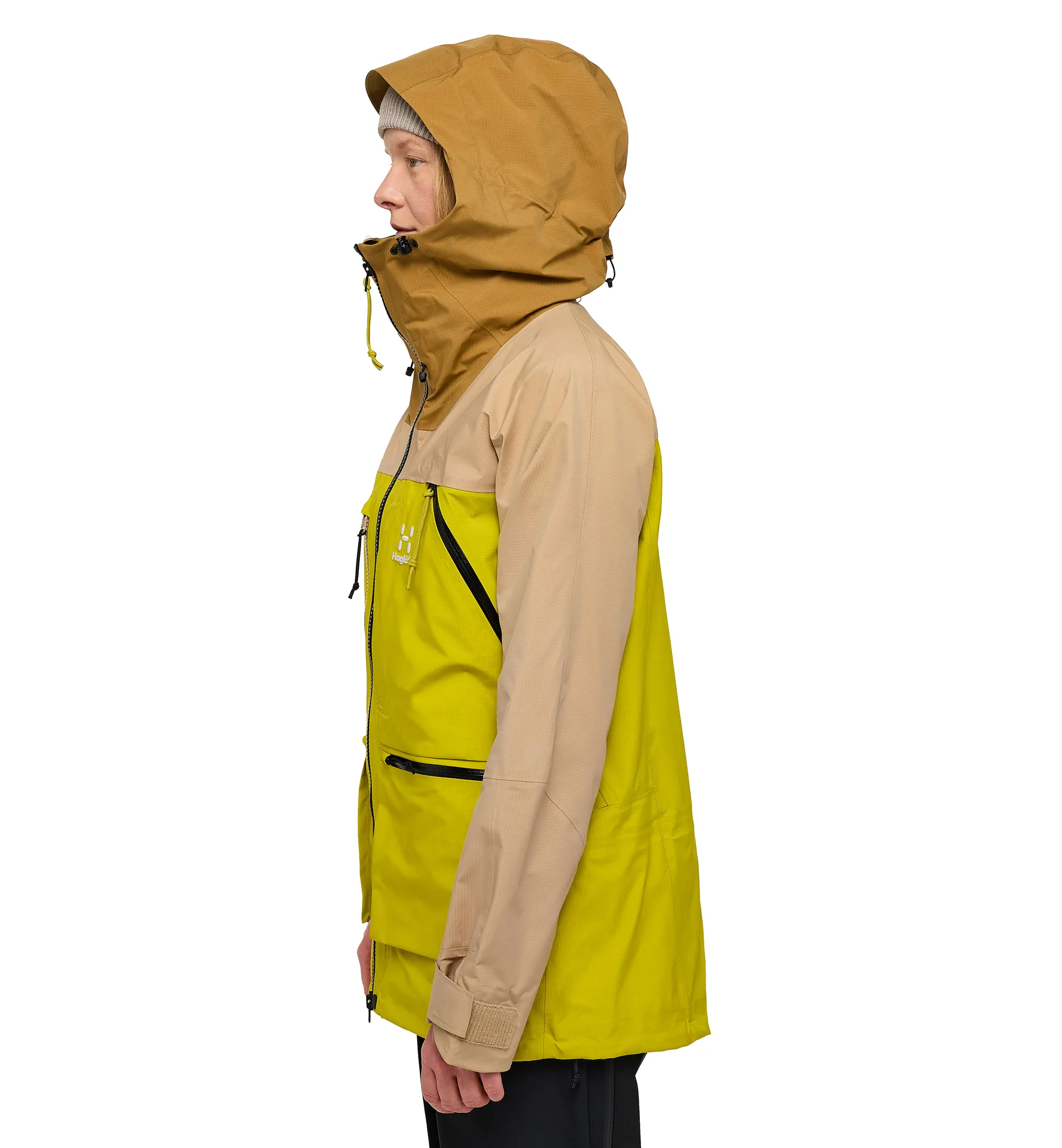 Vassi GTX Pro Jacket Women Sand/Cinnamon Brown