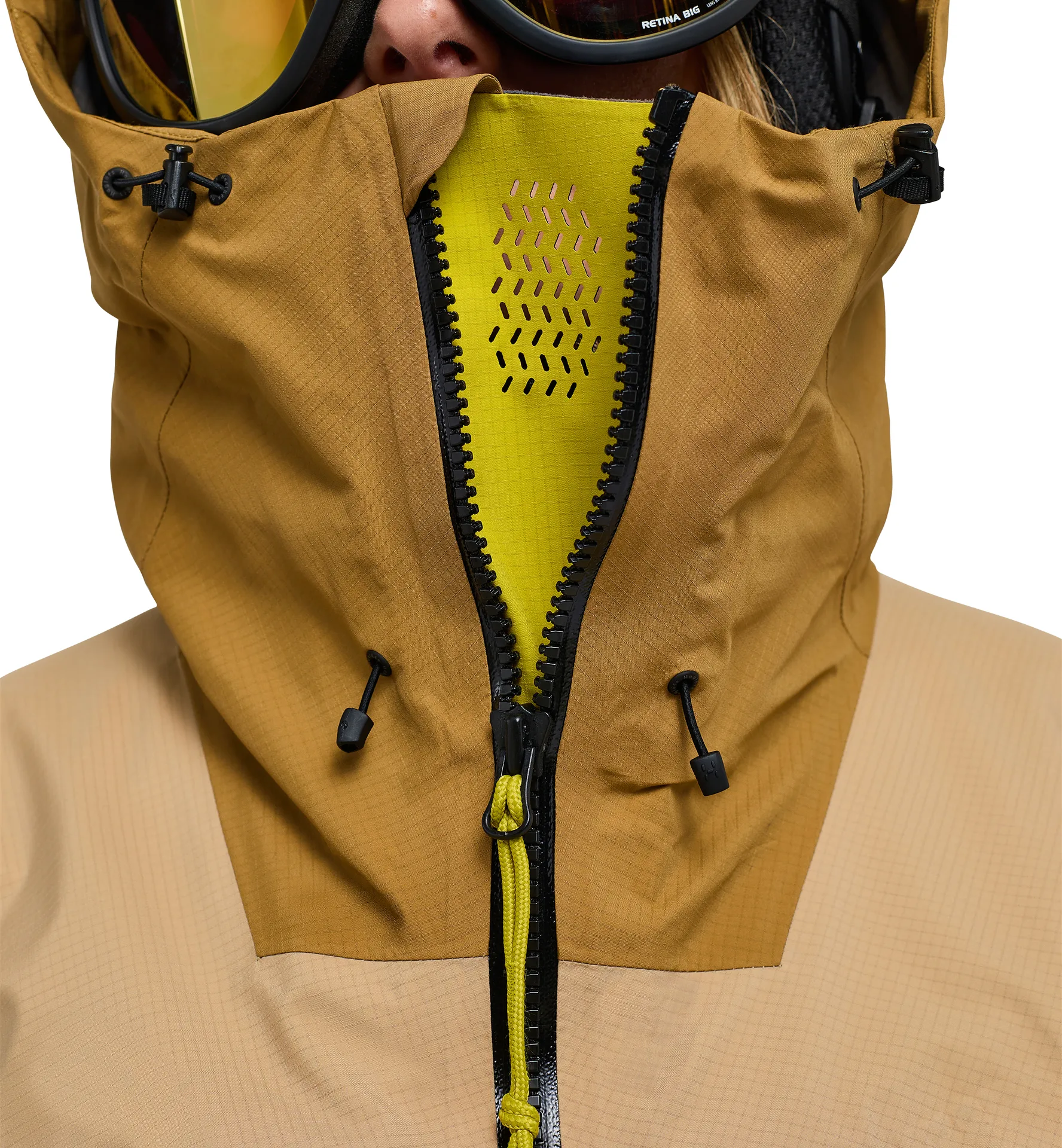 Vassi GTX Pro Jacket Women Sand/Cinnamon Brown