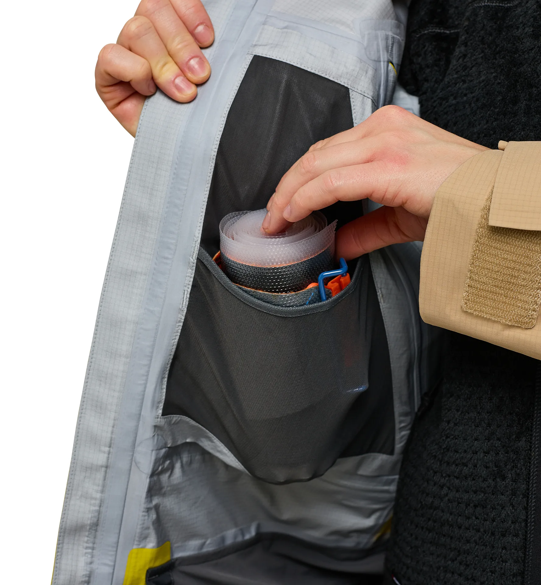 Vassi GTX Pro Jacket Women Sand/Cinnamon Brown