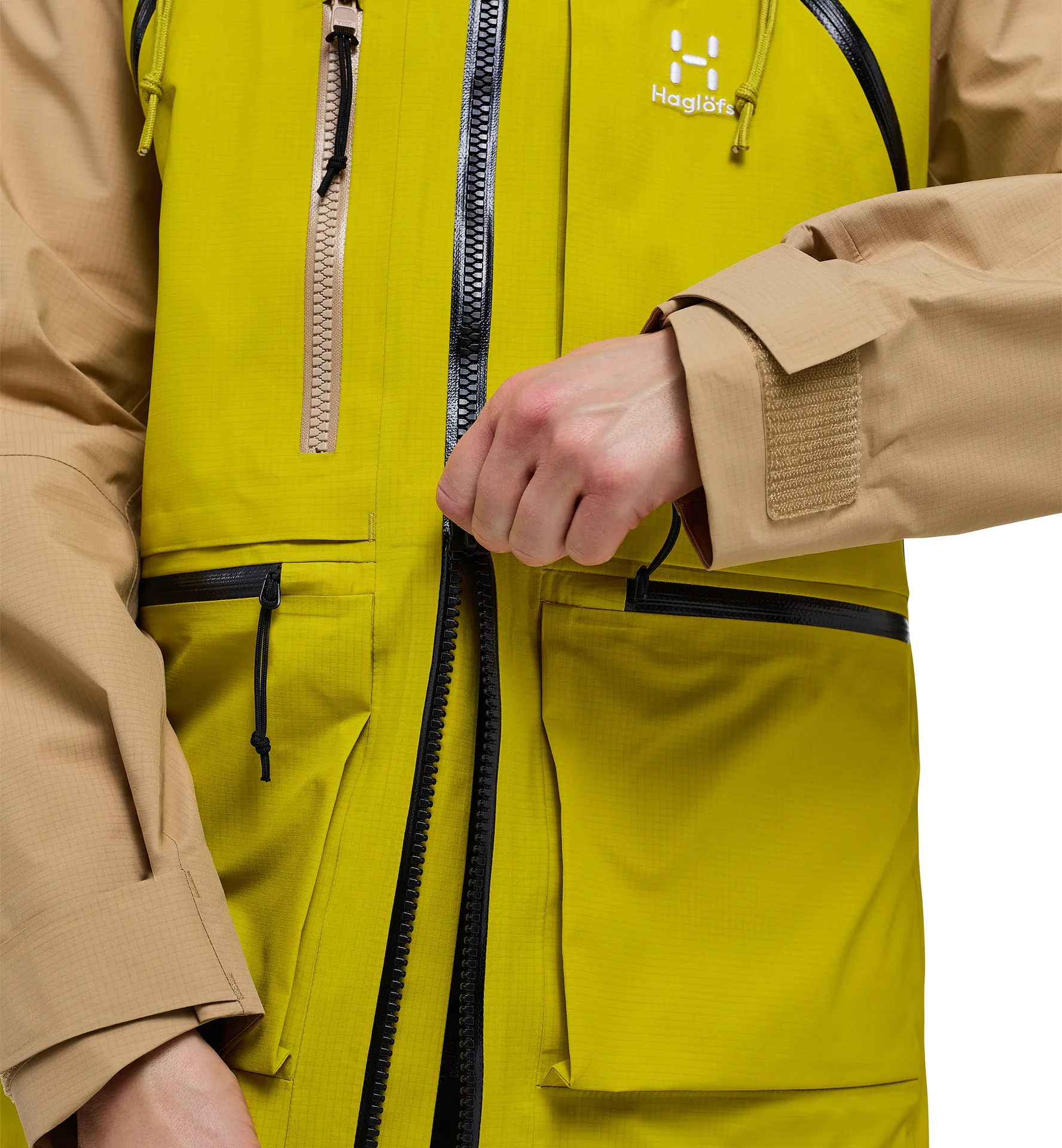 Vassi GTX Pro Jacket Women Sand/Cinnamon Brown