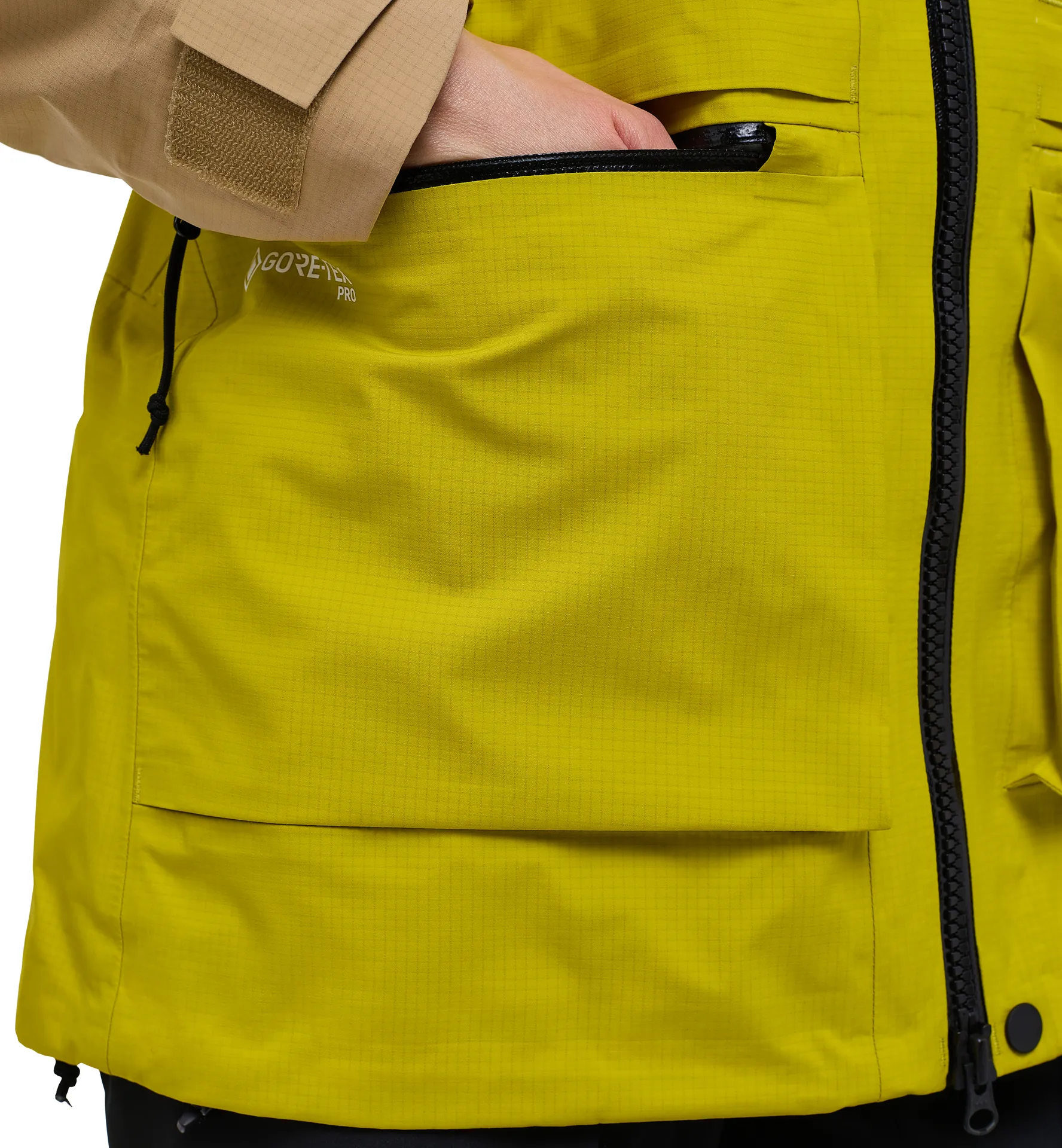 Vassi GTX Pro Jacket Women Sand/Cinnamon Brown