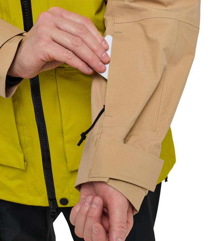 Vassi GTX Pro Jacket Women Sand/Cinnamon Brown
