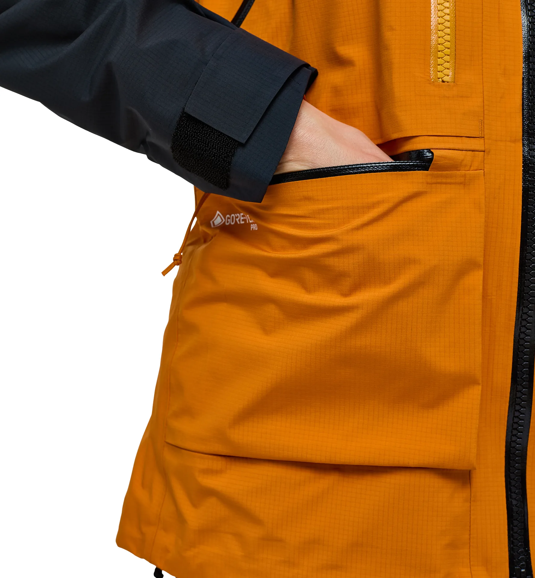 Vassi GTX Pro Jacket Women Golden Brown/True Black