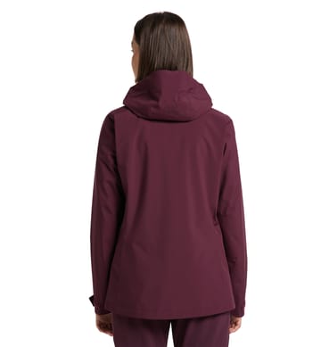 Tjärn Jacket Women Aubergine