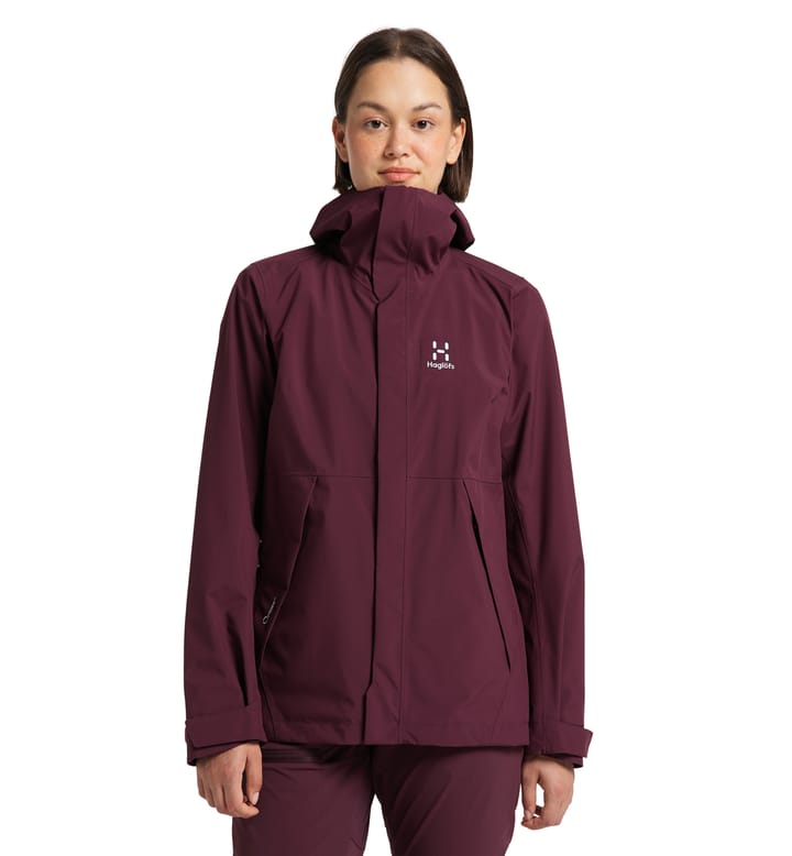 Tjärn Jacket Women Aubergine