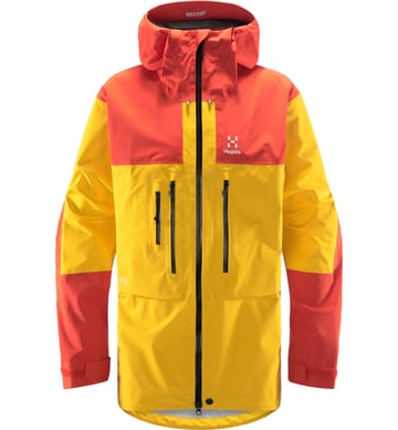 Roc Nordic GTX Pro Jacket Men Pumpkin Yellow/Habanero