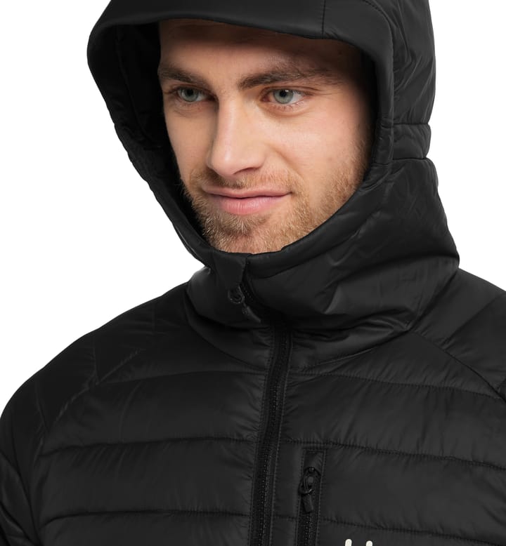 Rapid Mimic Hood Men True Black Solid