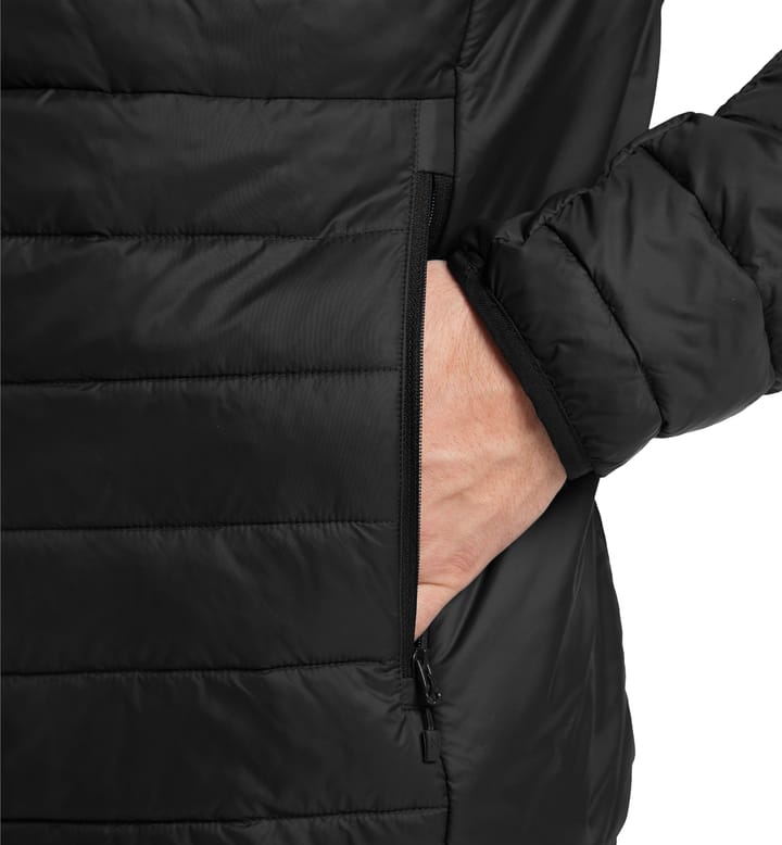 Rapid Mimic Hood Men True Black Solid Rapid Mimic Hood Men True Black Solid
