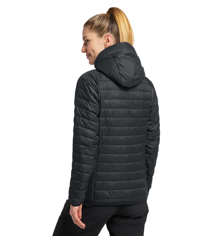 Rapid Mimic Hood Women True Black Solid Rapid Mimic Hood Women True Black Solid