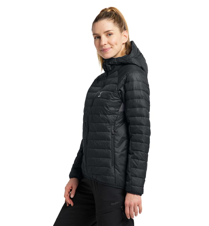 Rapid Mimic Hood Women True Black Solid Rapid Mimic Hood Women True Black Solid